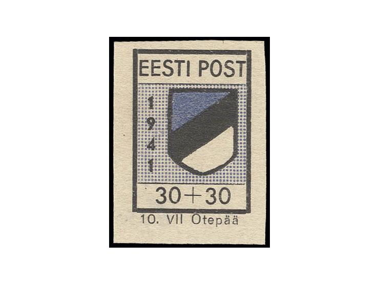 30 K. Type I, postfrisch, Kabinett, Fotoattest Löbbering BPP