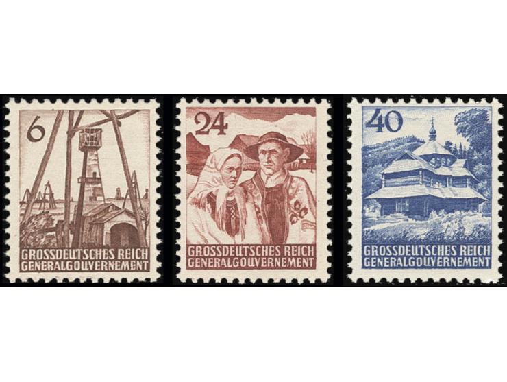 6-40 Gr. kpl., postfrisch, tadellos, Fotoattest Pfeiffer BPP
