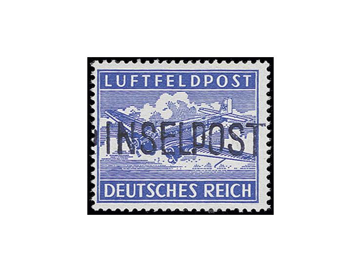 1945, Insel Leros gezähnt, Aufdruck in schwarzblauviolett (Type I), postfrisch, Kabinett, Fotoattest Mogler BPP