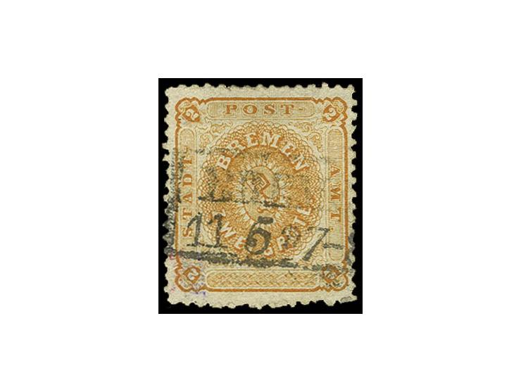 2 Gr. orange mit sauberem Ra2, kleine Mängel, mehrfach sign. und Kurzbefund Heitmann BPP (Mi. 400,-)