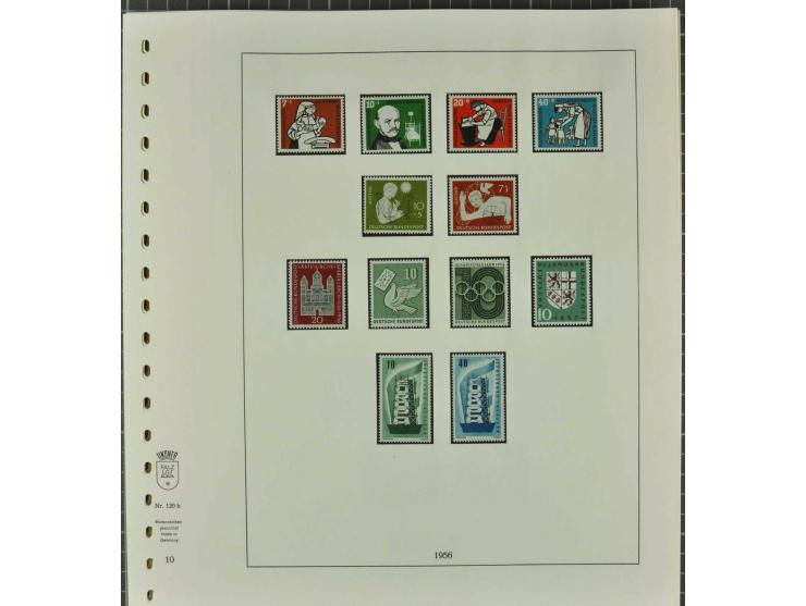 1949/2000 postfrische, ungebrauchte und gestempelte Partie, dabei Posthorn postfrisch sign. Schlegel BPP sowie einmal ungebra