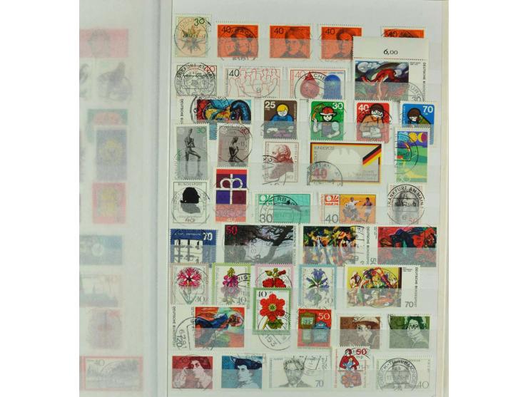 1949/2000 postfrische, ungebrauchte und gestempelte Partie, dabei Posthorn postfrisch sign. Schlegel BPP sowie einmal ungebra