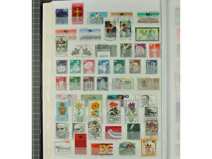 1949/2000 postfrische, ungebrauchte und gestempelte Partie, dabei Posthorn postfrisch sign. Schlegel BPP sowie einmal ungebra