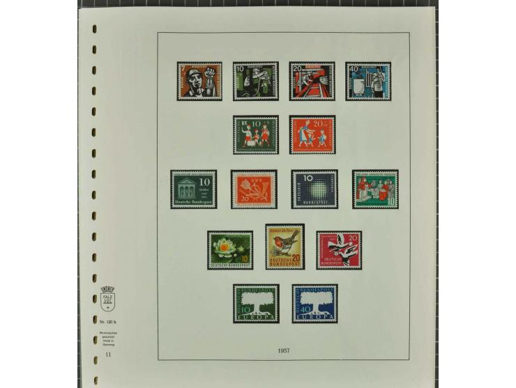 1949/2000 postfrische, ungebrauchte und gestempelte Partie, dabei Posthorn postfrisch sign. Schlegel BPP sowie einmal ungebra