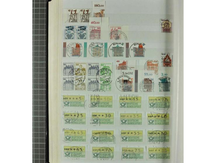 1949/2000 postfrische, ungebrauchte und gestempelte Partie, dabei Posthorn postfrisch sign. Schlegel BPP sowie einmal ungebra