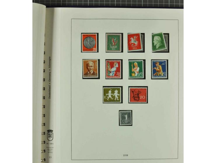 1949/2000 postfrische, ungebrauchte und gestempelte Partie, dabei Posthorn postfrisch sign. Schlegel BPP sowie einmal ungebra
