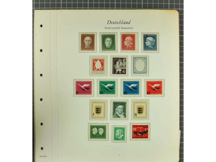 1949/2000 postfrische, ungebrauchte und gestempelte Partie, dabei Posthorn postfrisch sign. Schlegel BPP sowie einmal ungebra