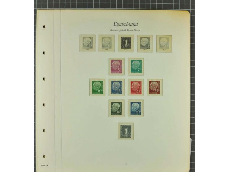 1949/2000 postfrische, ungebrauchte und gestempelte Partie, dabei Posthorn postfrisch sign. Schlegel BPP sowie einmal ungebra