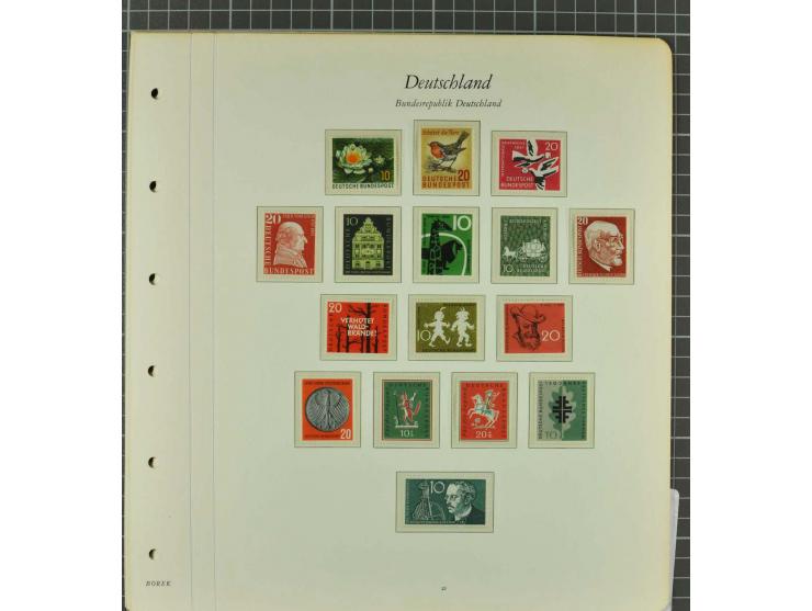 1949/2000 postfrische, ungebrauchte und gestempelte Partie, dabei Posthorn postfrisch sign. Schlegel BPP sowie einmal ungebra