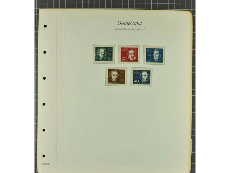 1949/2000 postfrische, ungebrauchte und gestempelte Partie, dabei Posthorn postfrisch sign. Schlegel BPP sowie einmal ungebra