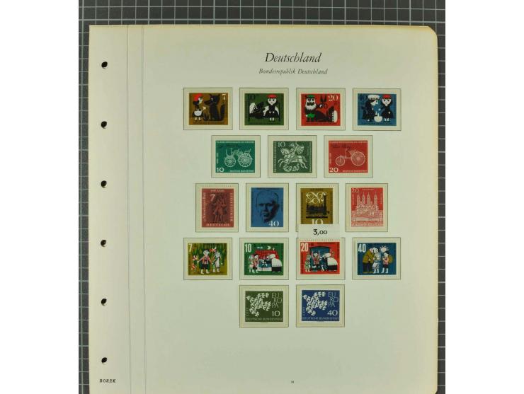 1949/2000 postfrische, ungebrauchte und gestempelte Partie, dabei Posthorn postfrisch sign. Schlegel BPP sowie einmal ungebra