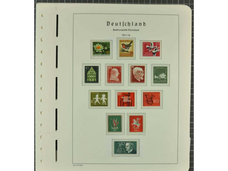 1949/2000 postfrische, ungebrauchte und gestempelte Partie, dabei Posthorn postfrisch sign. Schlegel BPP sowie einmal ungebra