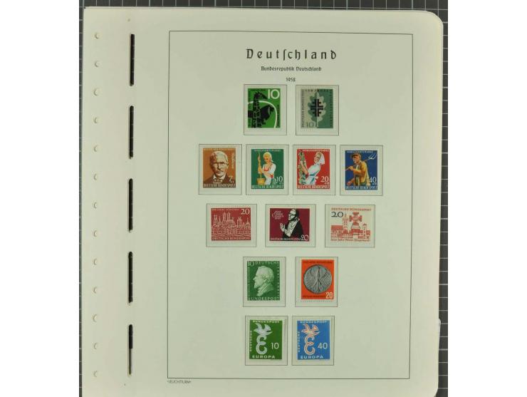 1949/2000 postfrische, ungebrauchte und gestempelte Partie, dabei Posthorn postfrisch sign. Schlegel BPP sowie einmal ungebra