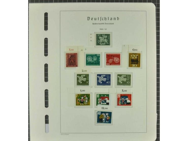 1949/2000 postfrische, ungebrauchte und gestempelte Partie, dabei Posthorn postfrisch sign. Schlegel BPP sowie einmal ungebra