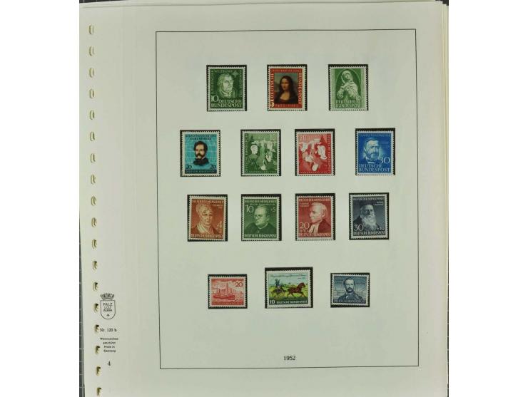 1949/2000 postfrische, ungebrauchte und gestempelte Partie, dabei Posthorn postfrisch sign. Schlegel BPP sowie einmal ungebra