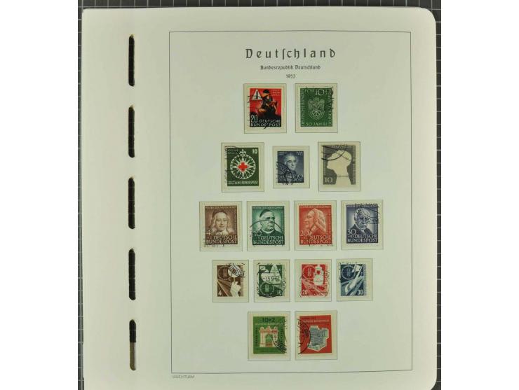 1949/2000 postfrische, ungebrauchte und gestempelte Partie, dabei Posthorn postfrisch sign. Schlegel BPP sowie einmal ungebra