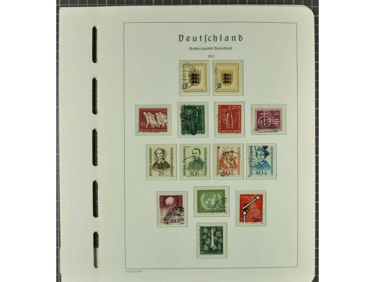 1949/2000 postfrische, ungebrauchte und gestempelte Partie, dabei Posthorn postfrisch sign. Schlegel BPP sowie einmal ungebra