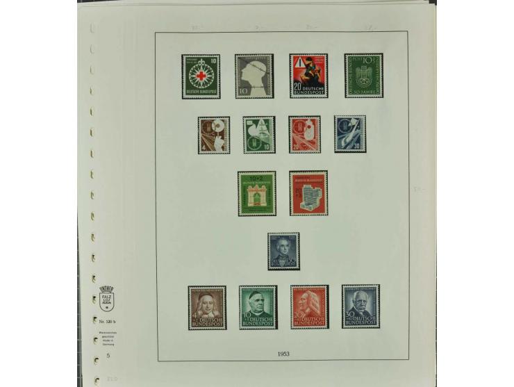 1949/2000 postfrische, ungebrauchte und gestempelte Partie, dabei Posthorn postfrisch sign. Schlegel BPP sowie einmal ungebra