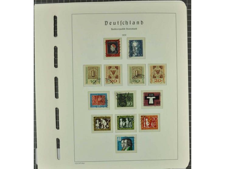 1949/2000 postfrische, ungebrauchte und gestempelte Partie, dabei Posthorn postfrisch sign. Schlegel BPP sowie einmal ungebra