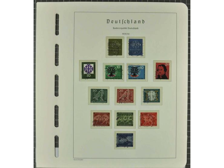 1949/2000 postfrische, ungebrauchte und gestempelte Partie, dabei Posthorn postfrisch sign. Schlegel BPP sowie einmal ungebra
