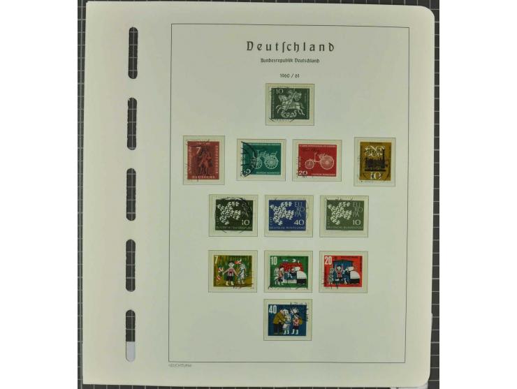 1949/2000 postfrische, ungebrauchte und gestempelte Partie, dabei Posthorn postfrisch sign. Schlegel BPP sowie einmal ungebra