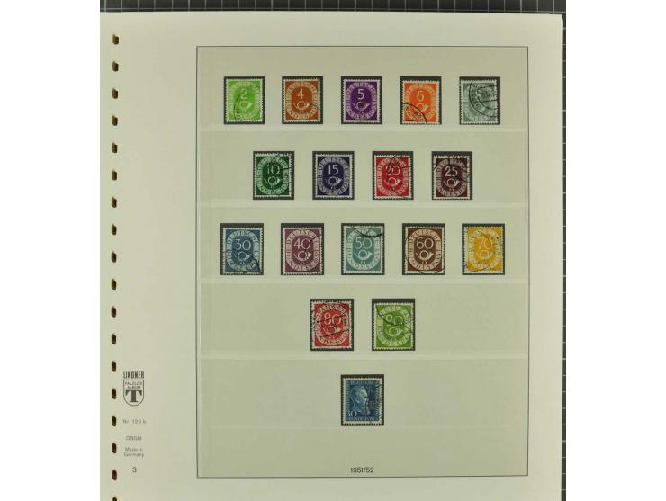 1949/2000 postfrische, ungebrauchte und gestempelte Partie, dabei Posthorn postfrisch sign. Schlegel BPP sowie einmal ungebra