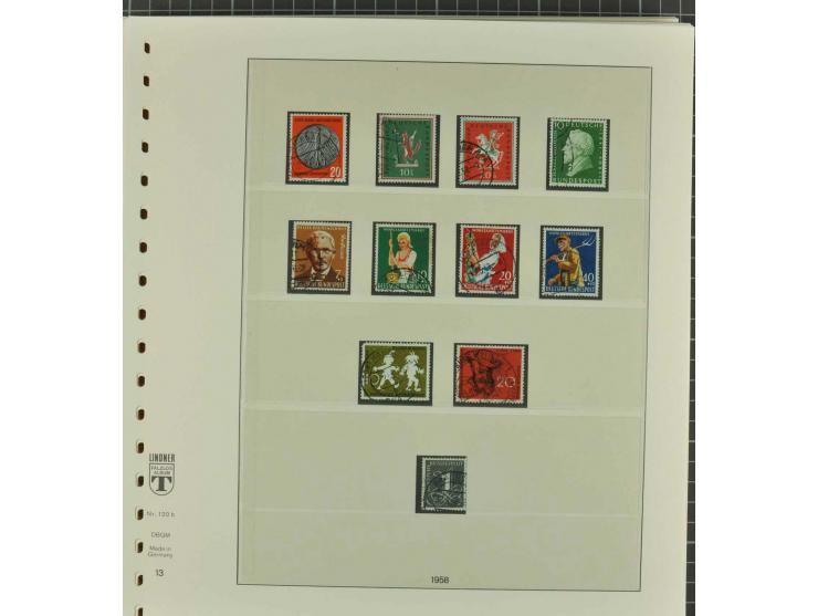 1949/2000 postfrische, ungebrauchte und gestempelte Partie, dabei Posthorn postfrisch sign. Schlegel BPP sowie einmal ungebra