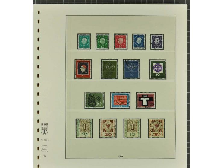 1949/2000 postfrische, ungebrauchte und gestempelte Partie, dabei Posthorn postfrisch sign. Schlegel BPP sowie einmal ungebra