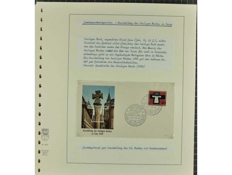 1949/2000 postfrische, ungebrauchte und gestempelte Partie, dabei Posthorn postfrisch sign. Schlegel BPP sowie einmal ungebra