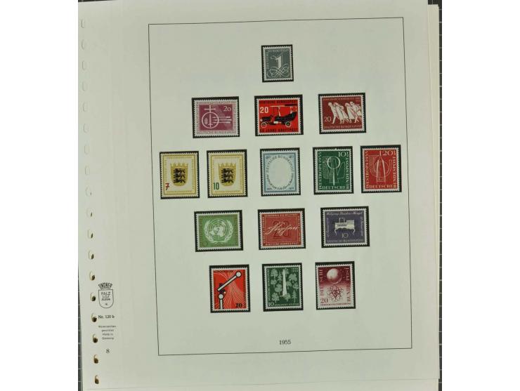 1949/2000 postfrische, ungebrauchte und gestempelte Partie, dabei Posthorn postfrisch sign. Schlegel BPP sowie einmal ungebra