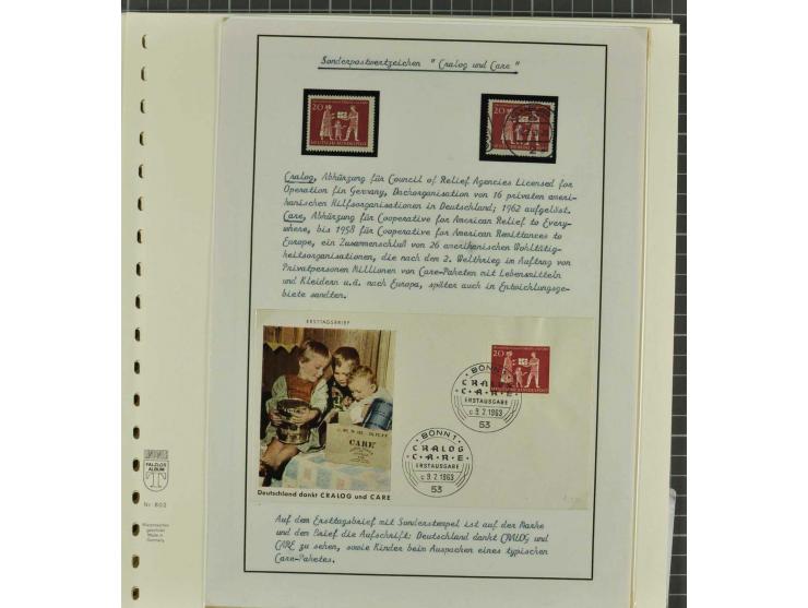 1949/2000 postfrische, ungebrauchte und gestempelte Partie, dabei Posthorn postfrisch sign. Schlegel BPP sowie einmal ungebra