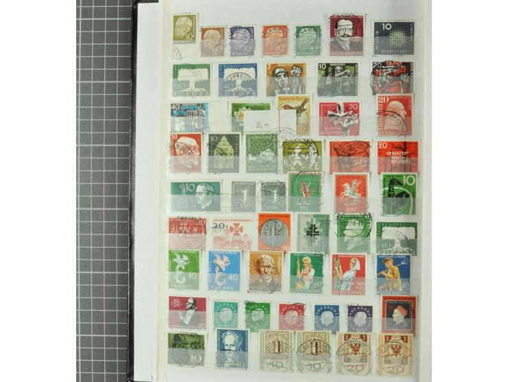 1949/2000 postfrische, ungebrauchte und gestempelte Partie, dabei Posthorn postfrisch sign. Schlegel BPP sowie einmal ungebra