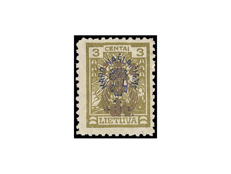 1926, Orphanage 2 c. with double overprint, one inverted, unused, tiny faults, short certificate Klein