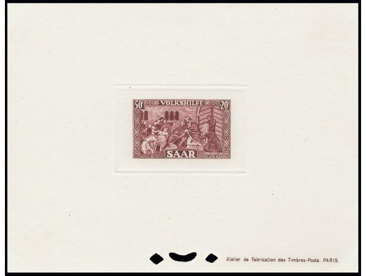 Volkshilfe 8-50 Fr. komplett als Ministerblocks (Mi. 1000,-)