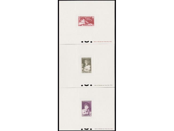 Volkshilfe 15-30 Fr. als Ministerblocks (Mi. 660,-)