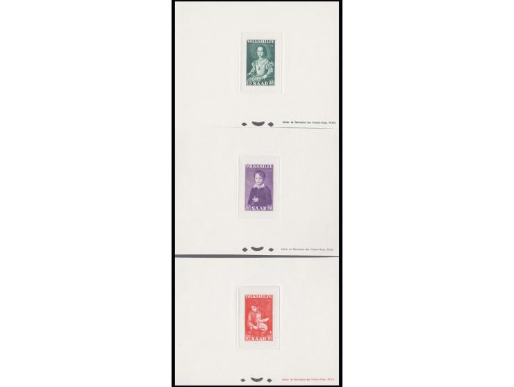 Volkshilfe 5-15 Fr. als Ministerblocks (Mi.600,-)