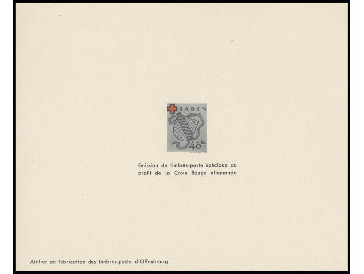 Rotes Kreuz 10-40 Pfg. als Ministerblocks (Mi.600,-)