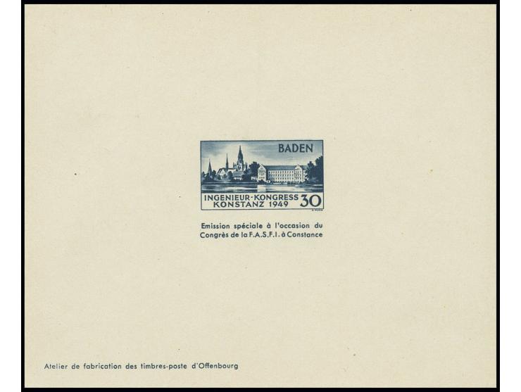 Konstanz 30 Pfg. als Ministerblock (Mi.300,-)