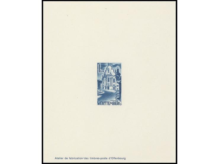 1948,2. Ausgabe 2 Pfg.-1 M. komplett als Ministerblocks (Mi.1000,-)