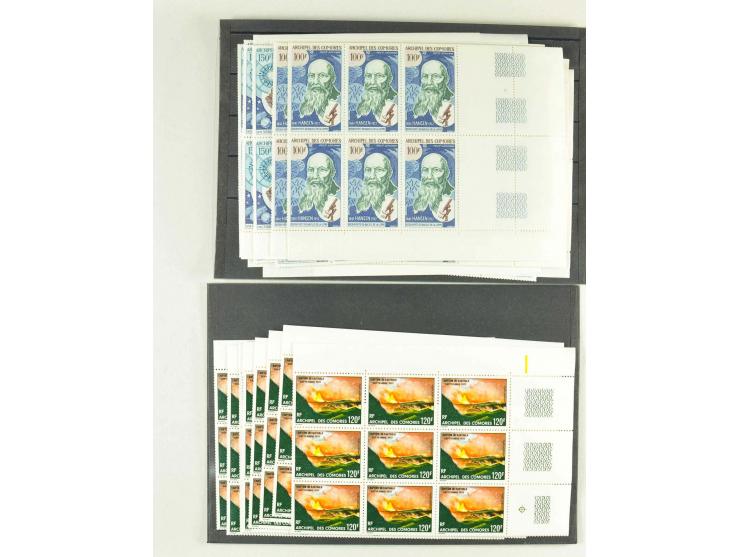 1973/75, postfrische Engros-Partie, meist Luftpost-Ausgaben, dazu 1275 Sätze Mi.-Nr. 566-67A (Jahr des Kindes) (Mi. ca. 32.00