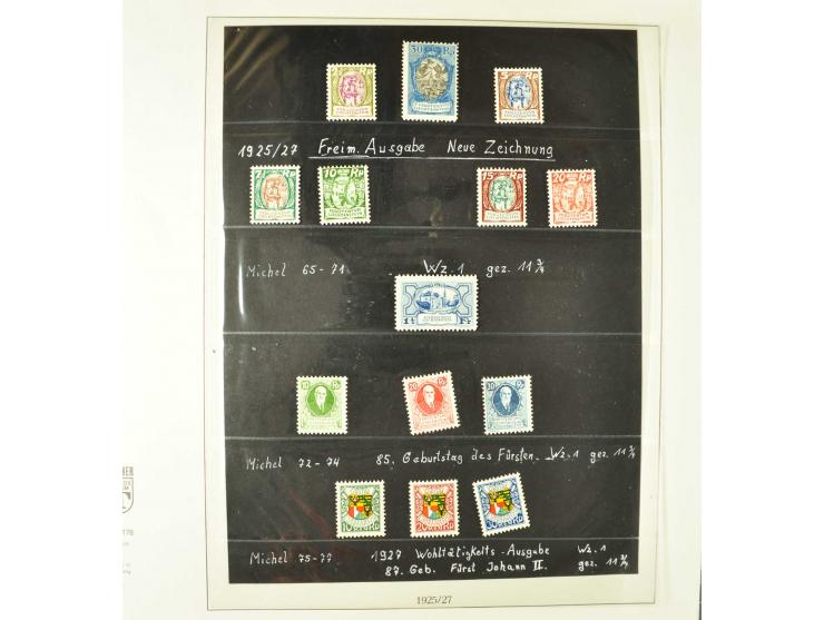 1904/87 postfrische und ungebrauchte Sammlung überwiegend kpl., dabei viele bessere Anfangswerte sowie Block 1 postfrisch und