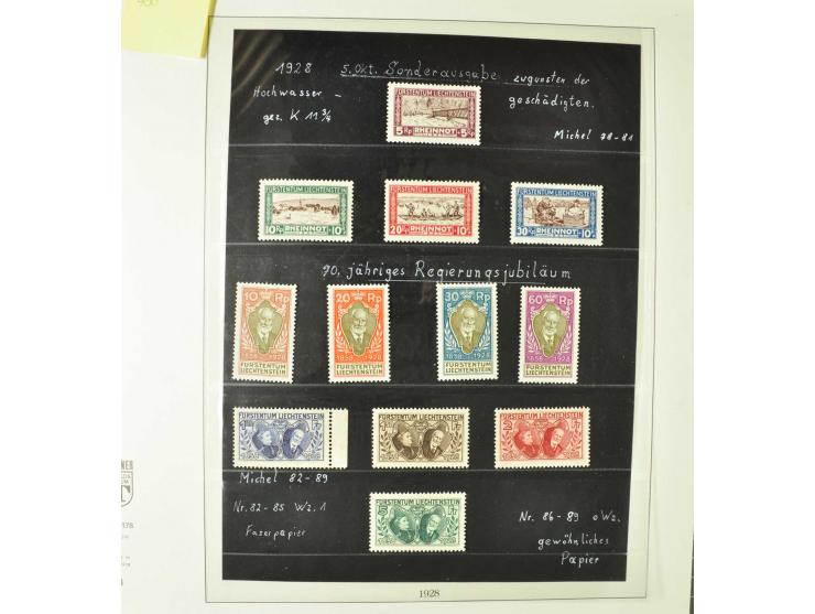 1904/87 postfrische und ungebrauchte Sammlung überwiegend kpl., dabei viele bessere Anfangswerte sowie Block 1 postfrisch und