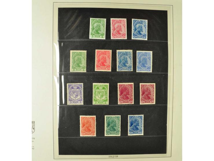 1904/87 postfrische und ungebrauchte Sammlung überwiegend kpl., dabei viele bessere Anfangswerte sowie Block 1 postfrisch und
