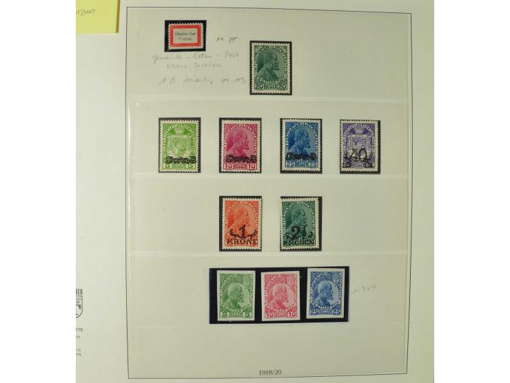 1904/87 postfrische und ungebrauchte Sammlung überwiegend kpl., dabei viele bessere Anfangswerte sowie Block 1 postfrisch und