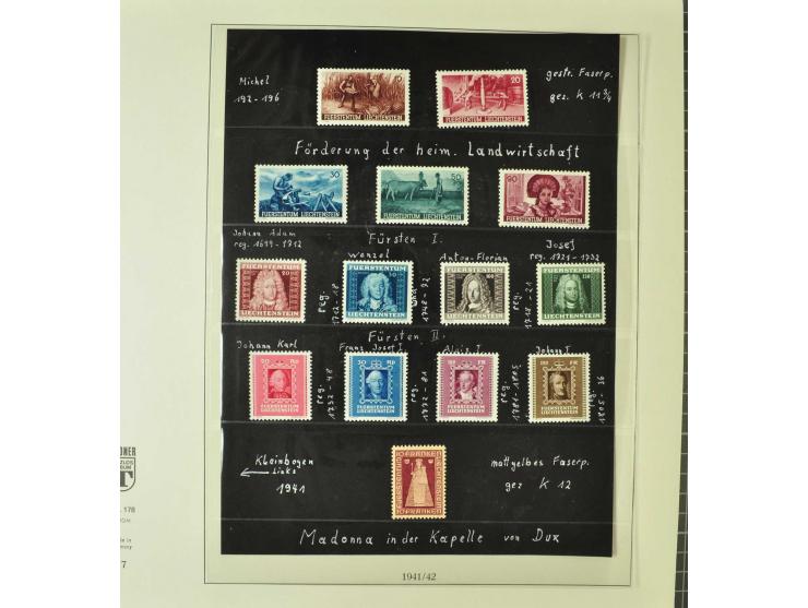 1904/87 postfrische und ungebrauchte Sammlung überwiegend kpl., dabei viele bessere Anfangswerte sowie Block 1 postfrisch und