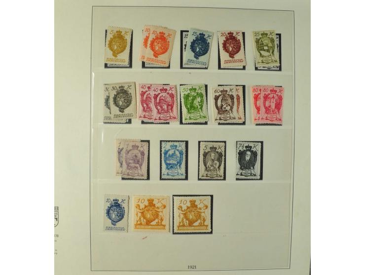 1904/87 postfrische und ungebrauchte Sammlung überwiegend kpl., dabei viele bessere Anfangswerte sowie Block 1 postfrisch und