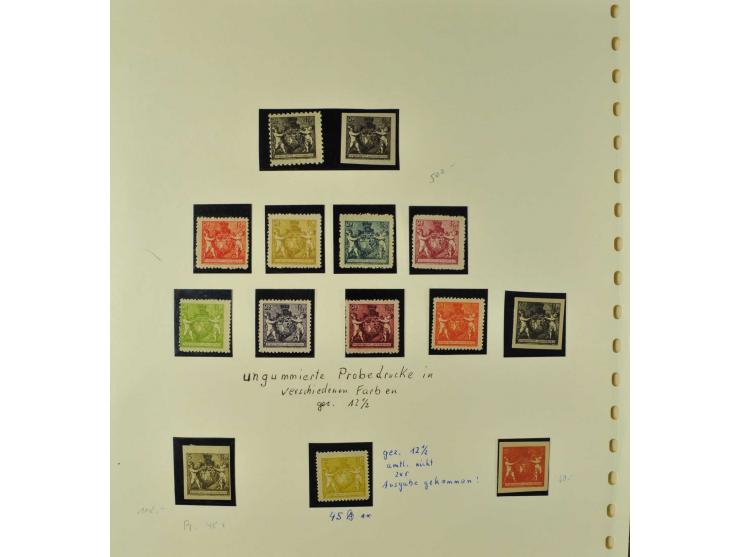 1904/87 postfrische und ungebrauchte Sammlung überwiegend kpl., dabei viele bessere Anfangswerte sowie Block 1 postfrisch und