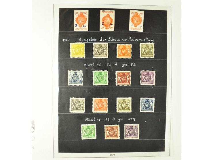 1904/87 postfrische und ungebrauchte Sammlung überwiegend kpl., dabei viele bessere Anfangswerte sowie Block 1 postfrisch und