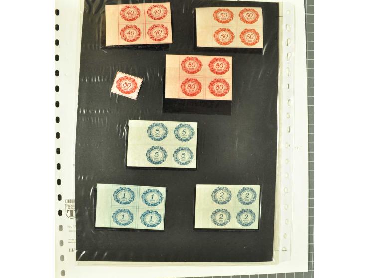 1904/87 postfrische und ungebrauchte Sammlung überwiegend kpl., dabei viele bessere Anfangswerte sowie Block 1 postfrisch und