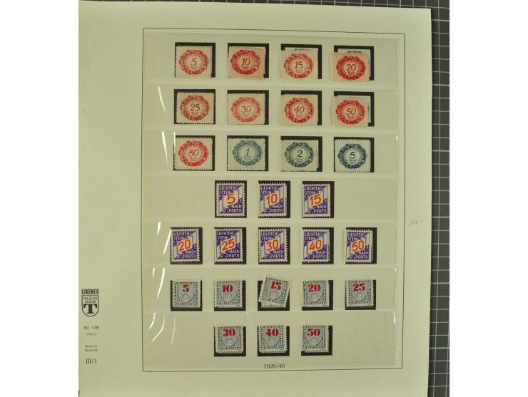 1904/87 postfrische und ungebrauchte Sammlung überwiegend kpl., dabei viele bessere Anfangswerte sowie Block 1 postfrisch und
